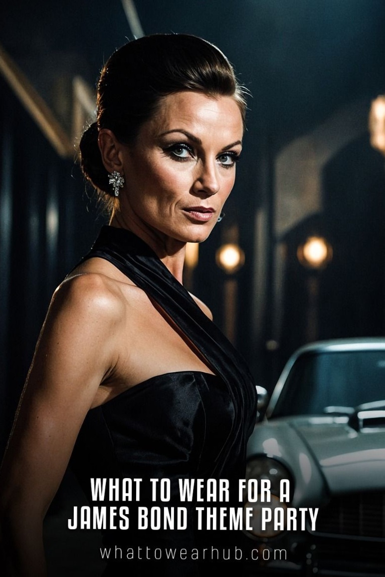 🎭 🕰️ 🗝️ Neon Sophistication: Vintage-Inspired Glam for a James Bond Soirée | che 465