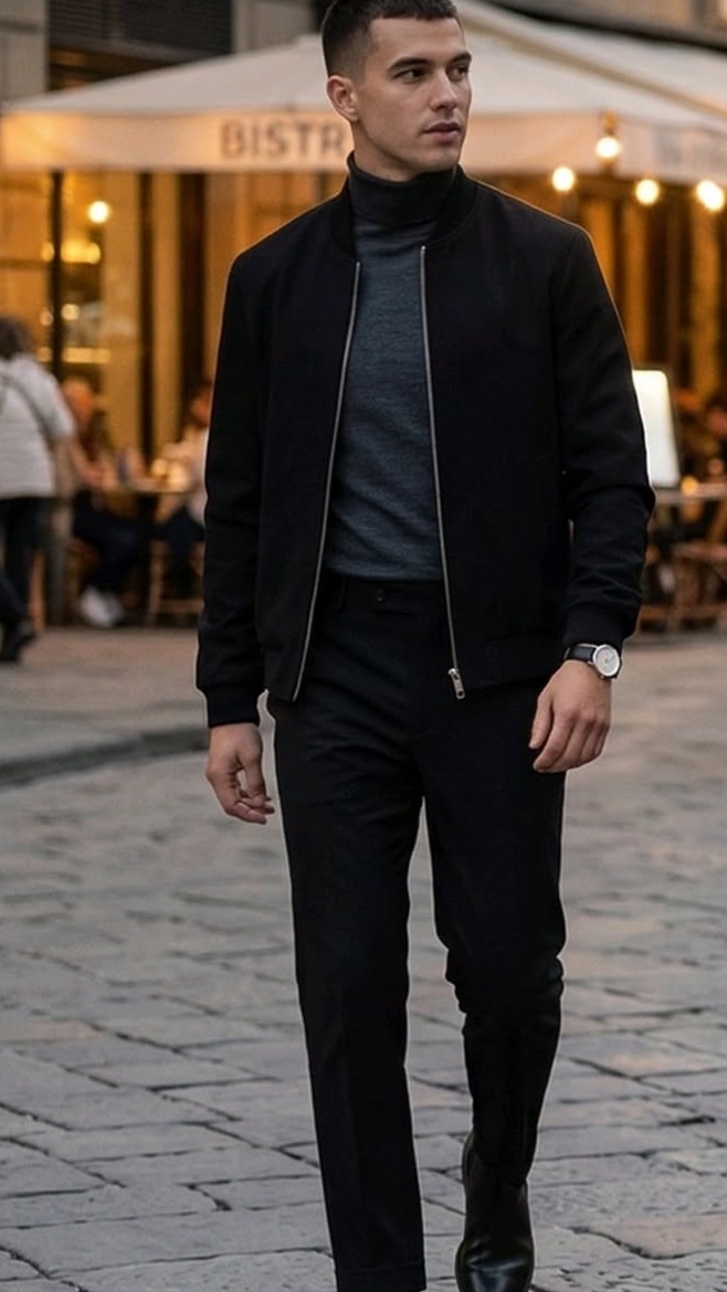 💎 🌹 ⟡ Neon-Touched Tailoring: Vintage Glamour for the Refined Urban Man 101