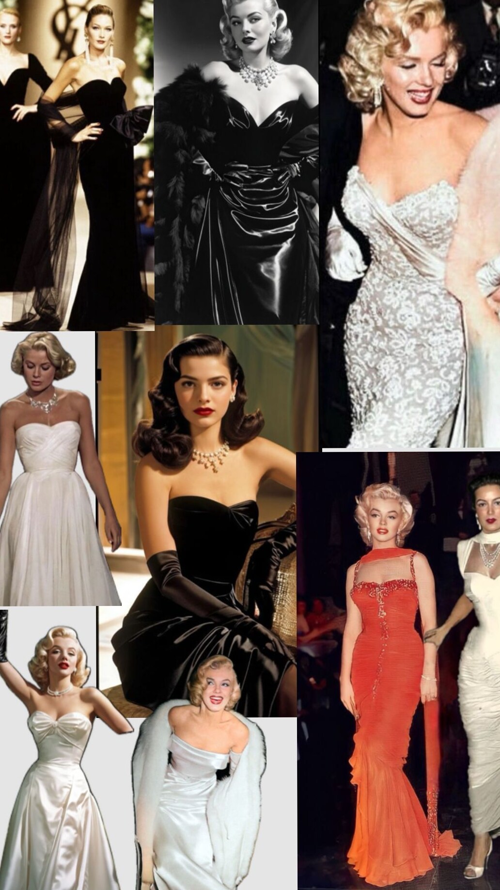 Neon Velvet Glam: Retro Hollywood Elegance & Art Deco Party Visions • 👗 509