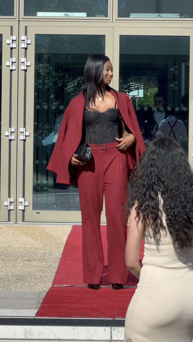 🌹 Neon Velvet Red Prom Suit with Vintage Glamour | creative process peek 399