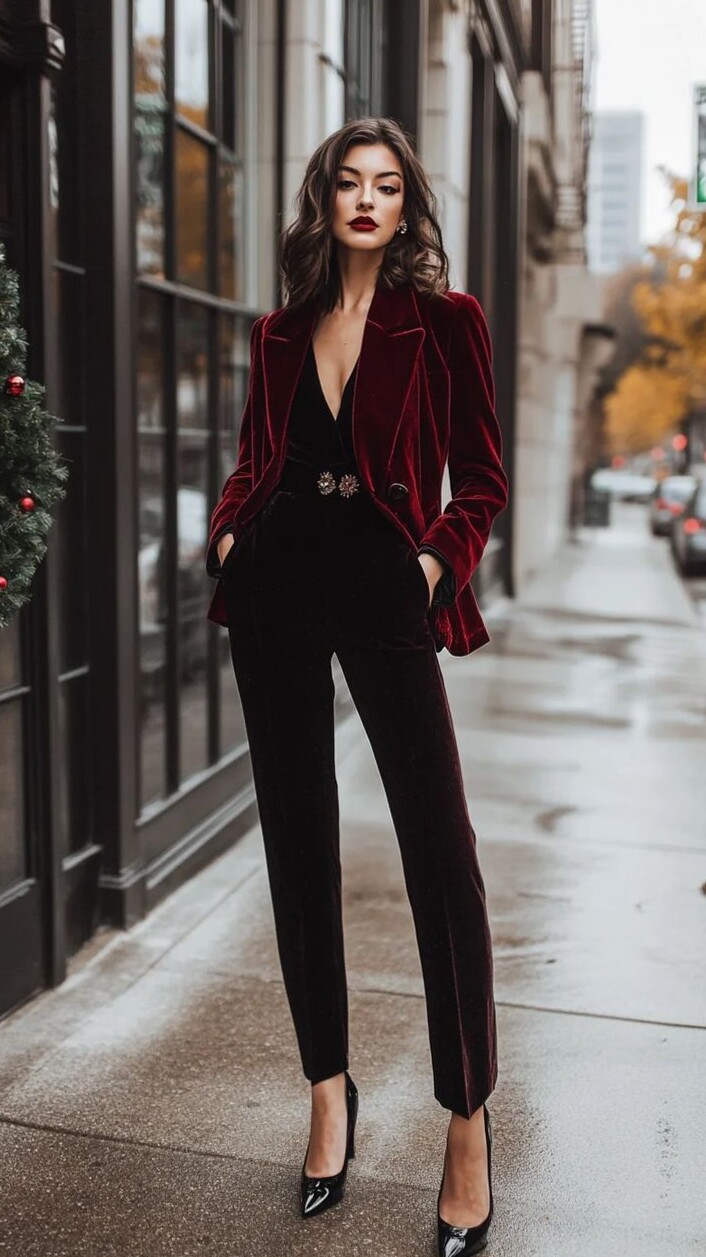 Neon Velvet Reverie: 7 Timeless Outfit Dreams — 🔸 🎨 338