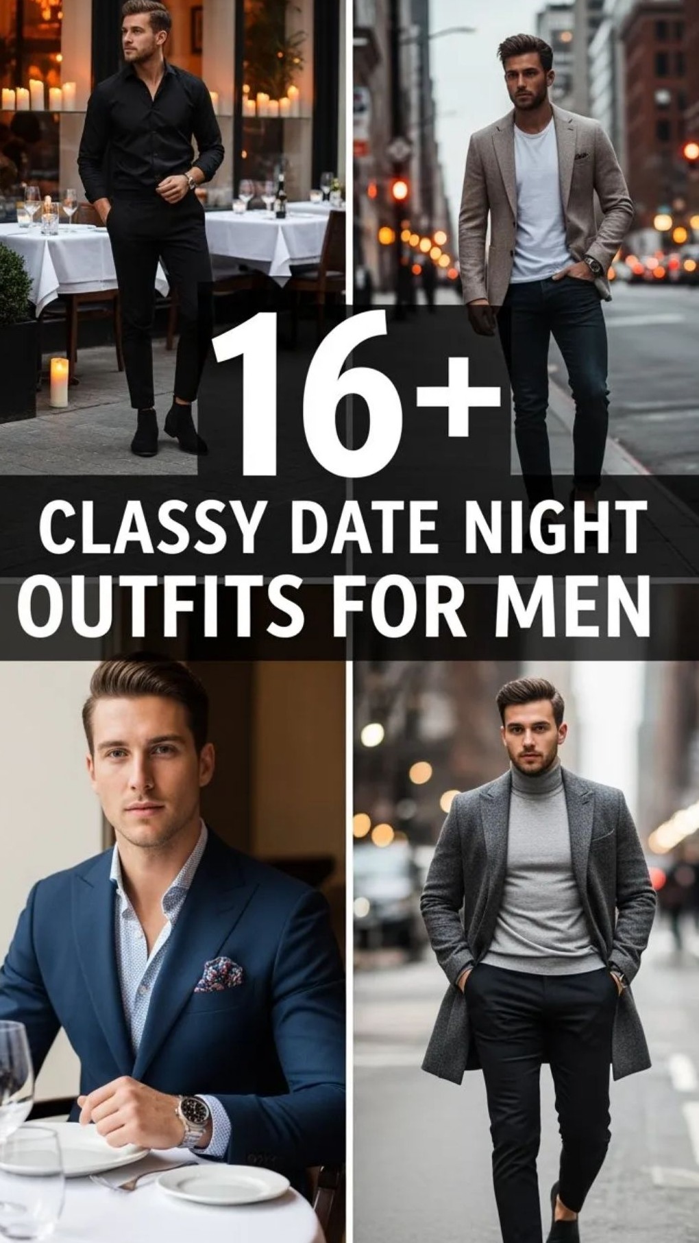 💙 | Neon Vibe Date Night Looks: 16 Classy Men’s Outfit Ideas with Vintage Flair  252