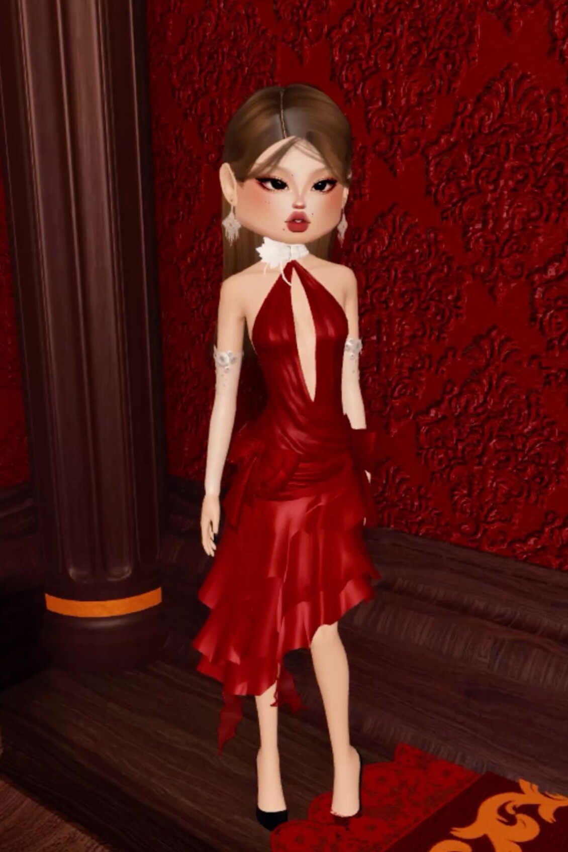 Neon Vibe Luxury Dinner Ensemble with Vintage Glam — aesthetic mood booster 🌺 161