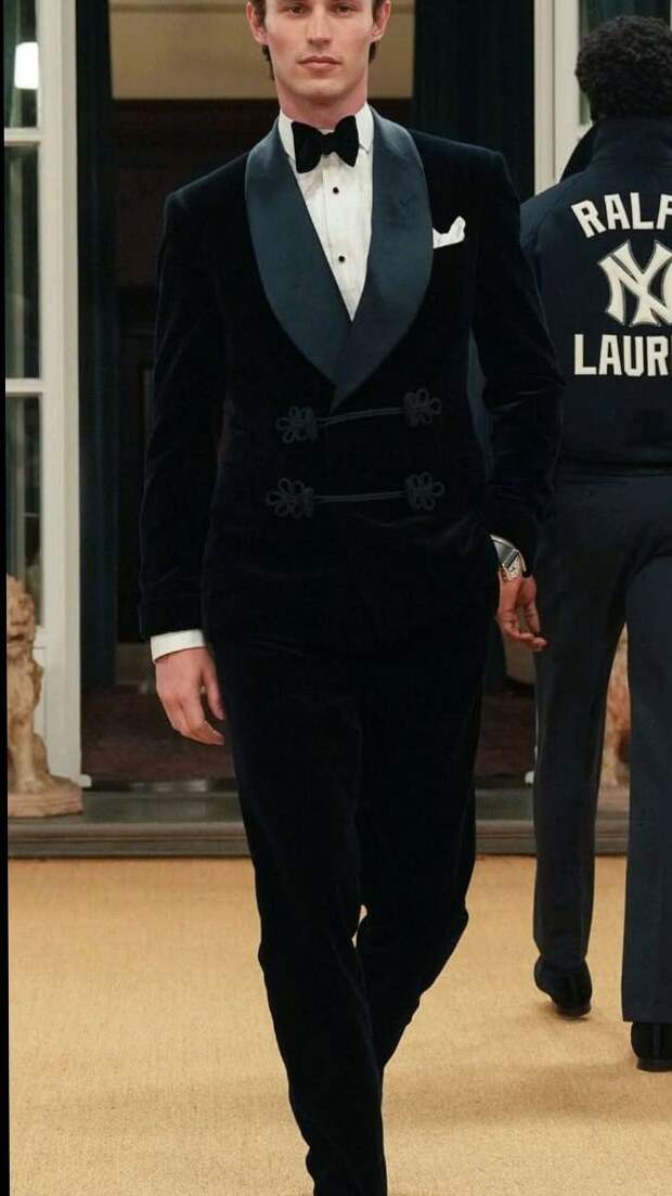 💟 💙 | Neon Whispers of Ralph Lauren’s Vintage Glamour | beauty in details 931