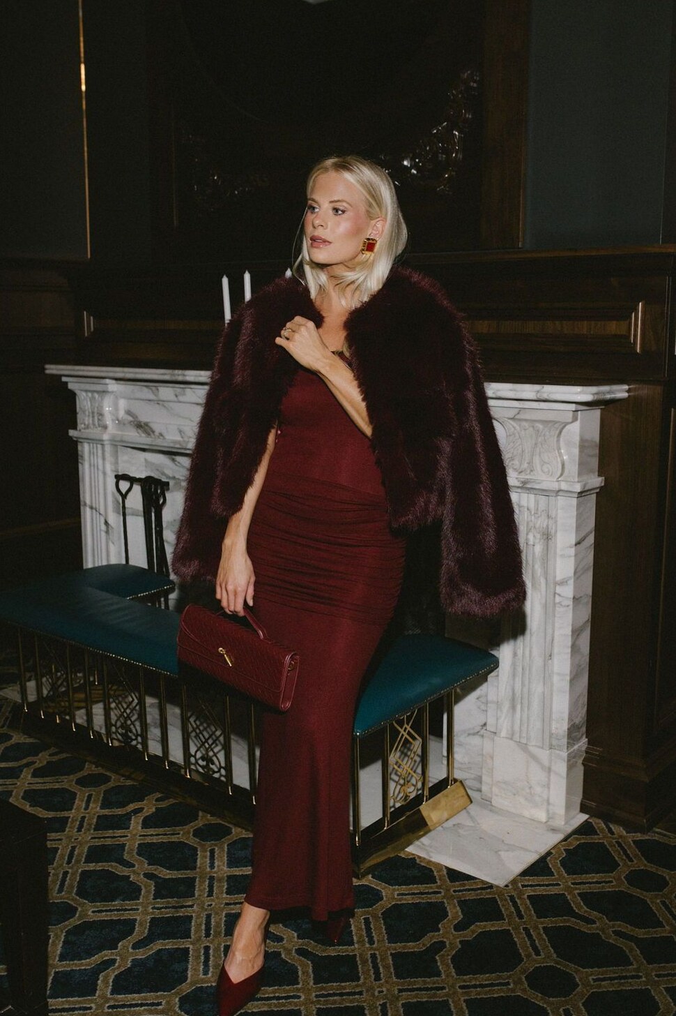 Neon Winter Glam Party Look with Vintage Sparkle — theme night essentials 💄 👠 844