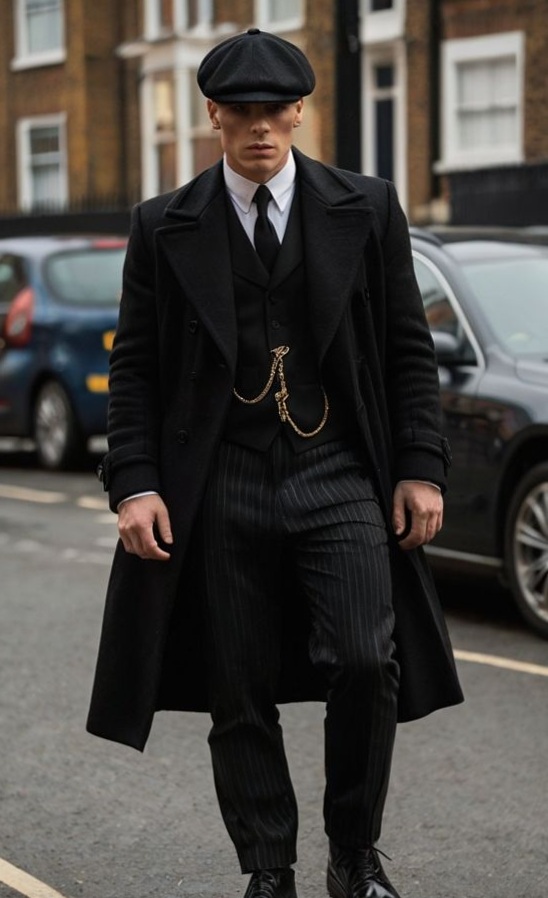 Peaky Nights: Neon Glamour & Vintage Men’s Style • 🥳 🌟 226