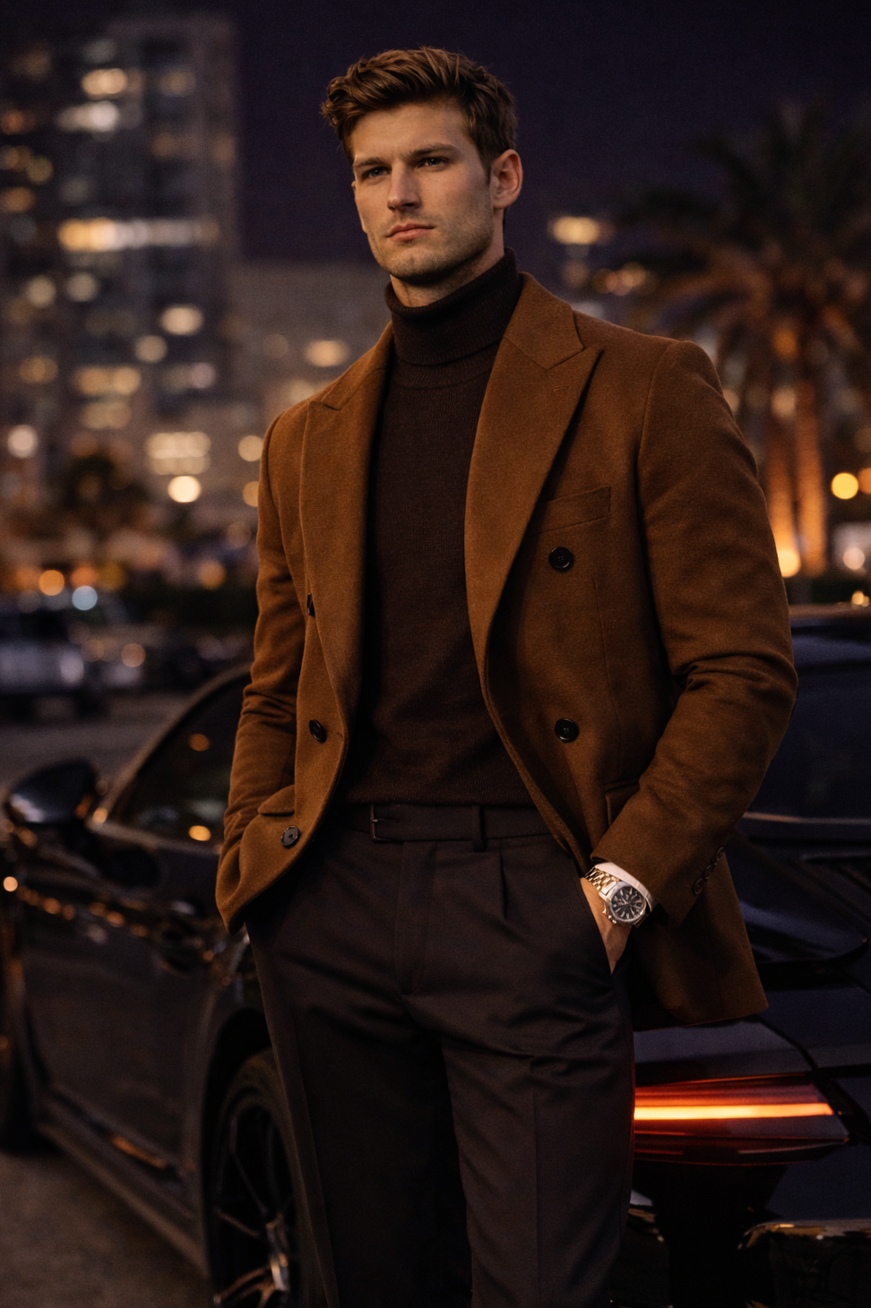 Retro Glam Menswear Hitting the Party Scene 🌿 🌷 957