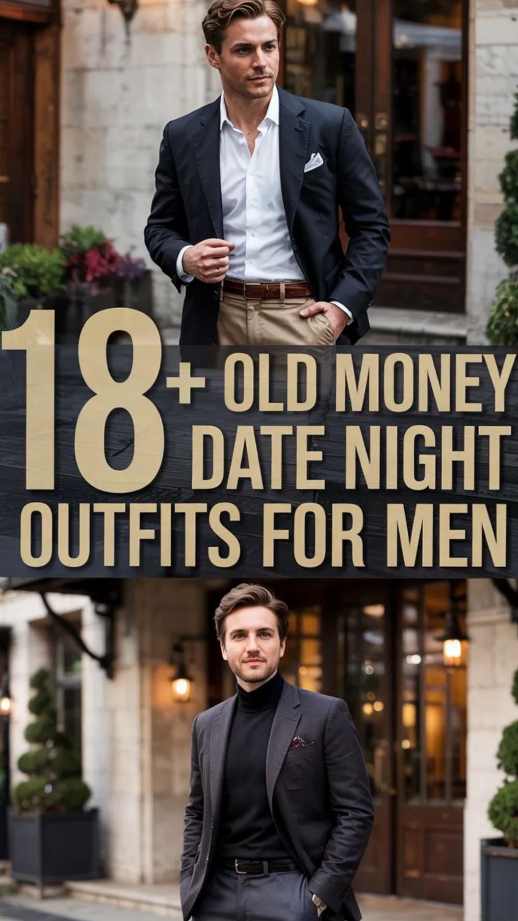 Retro Glamour: Bold Vintage-Inspired Men’s Date Night Style — 🤍 🤍 736