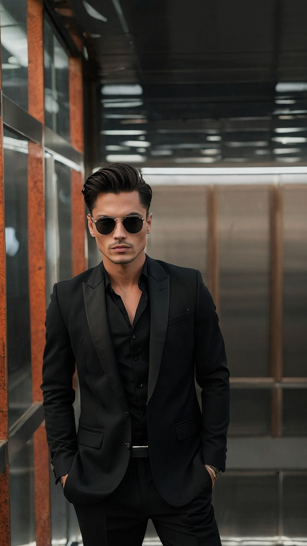 ✨ Retro Neon Duos: 15 Chic Men in Black Looks for Couples | creative chronicles 504