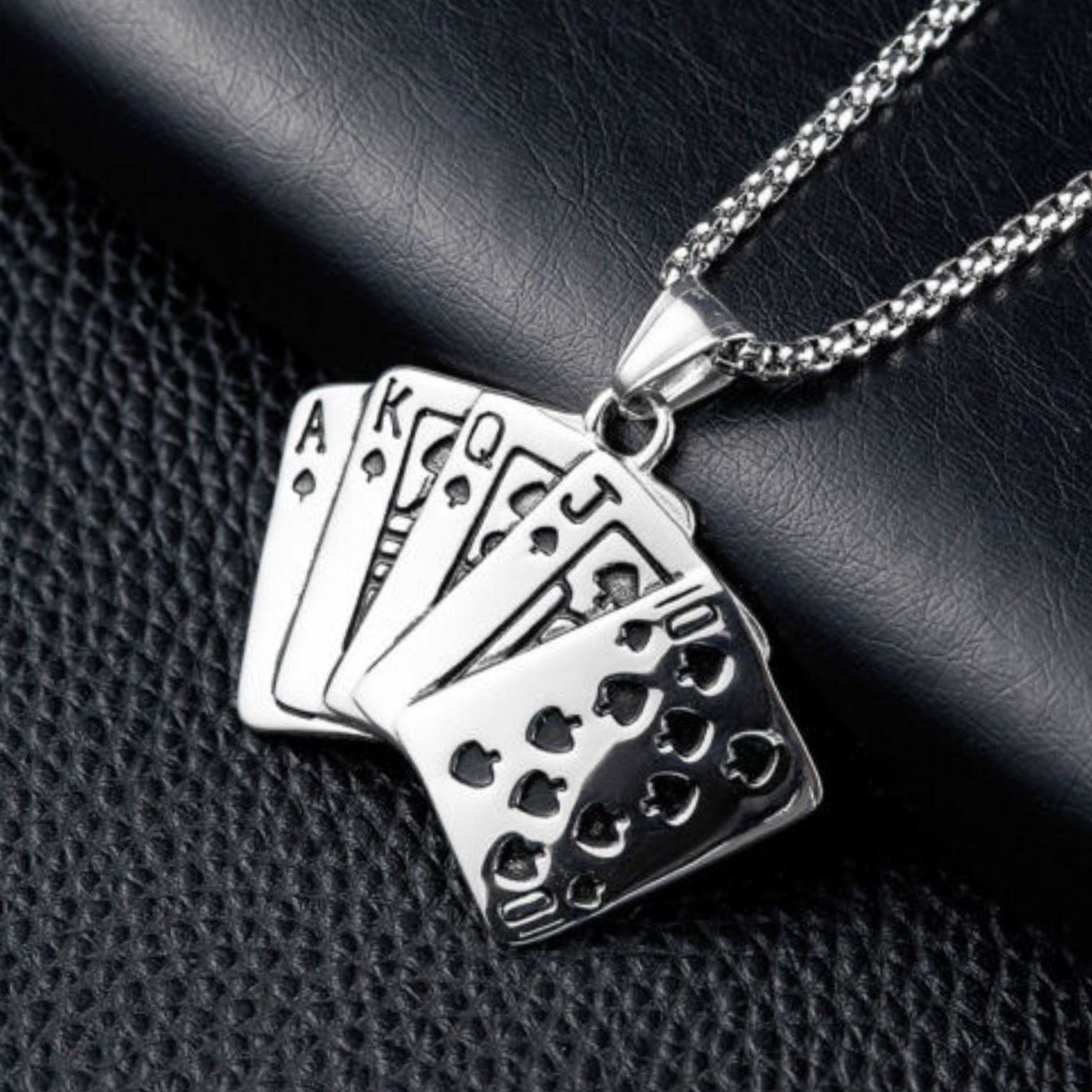 ✈️ 🌴 | Royal Spades Neon Pendant | Vintage Glam Amulet for Bold Souls | digital  472