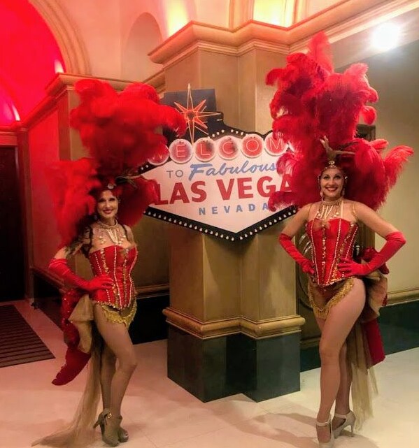 ruby red nights • Neon Showgirls: Vintage Vegas Night Elegance 🌸 811