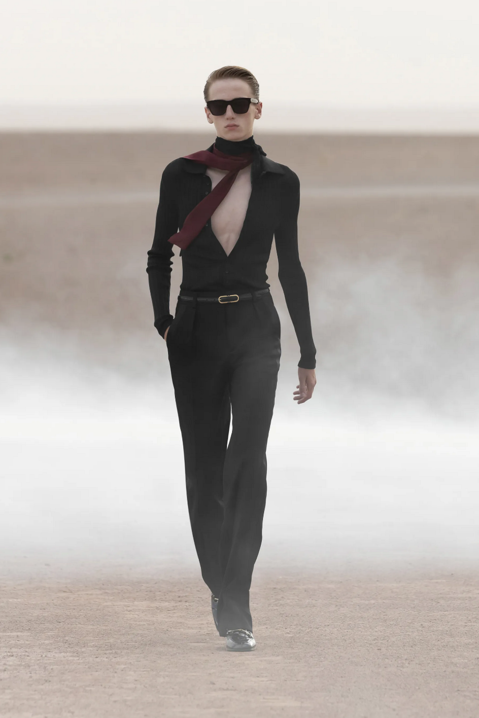 🥂 🥂 ⟡ Saint Laurent Spring 2023: Neon Dreams & Vintage Vibe 735