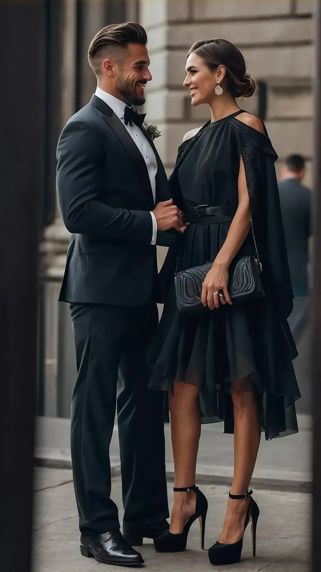 Santa’s Silhouette: Glamour, Neon Whispers, and Vintage Holiday Nights 🦋 👑 🕯️ 232