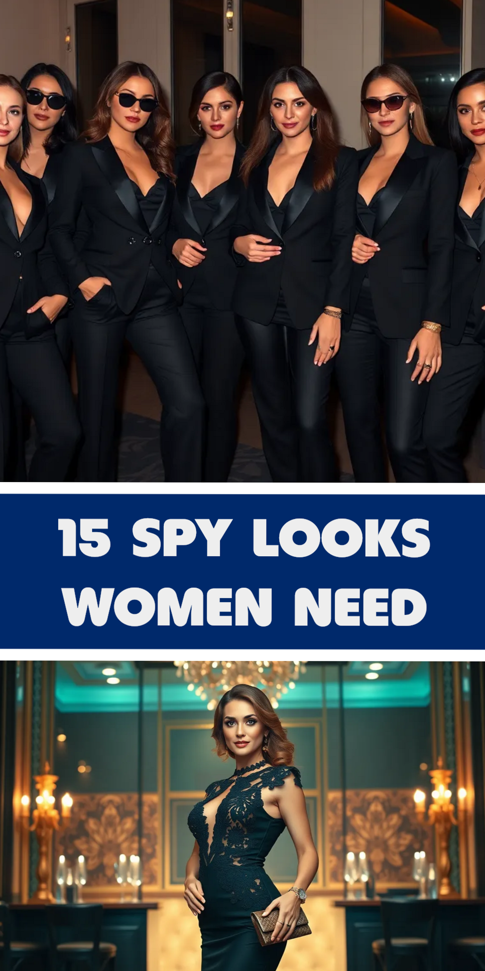 ✦ sapphire evening vibes ✦ Glamour Meets Mystery: 15 Radiant Espionage Styles fo 572