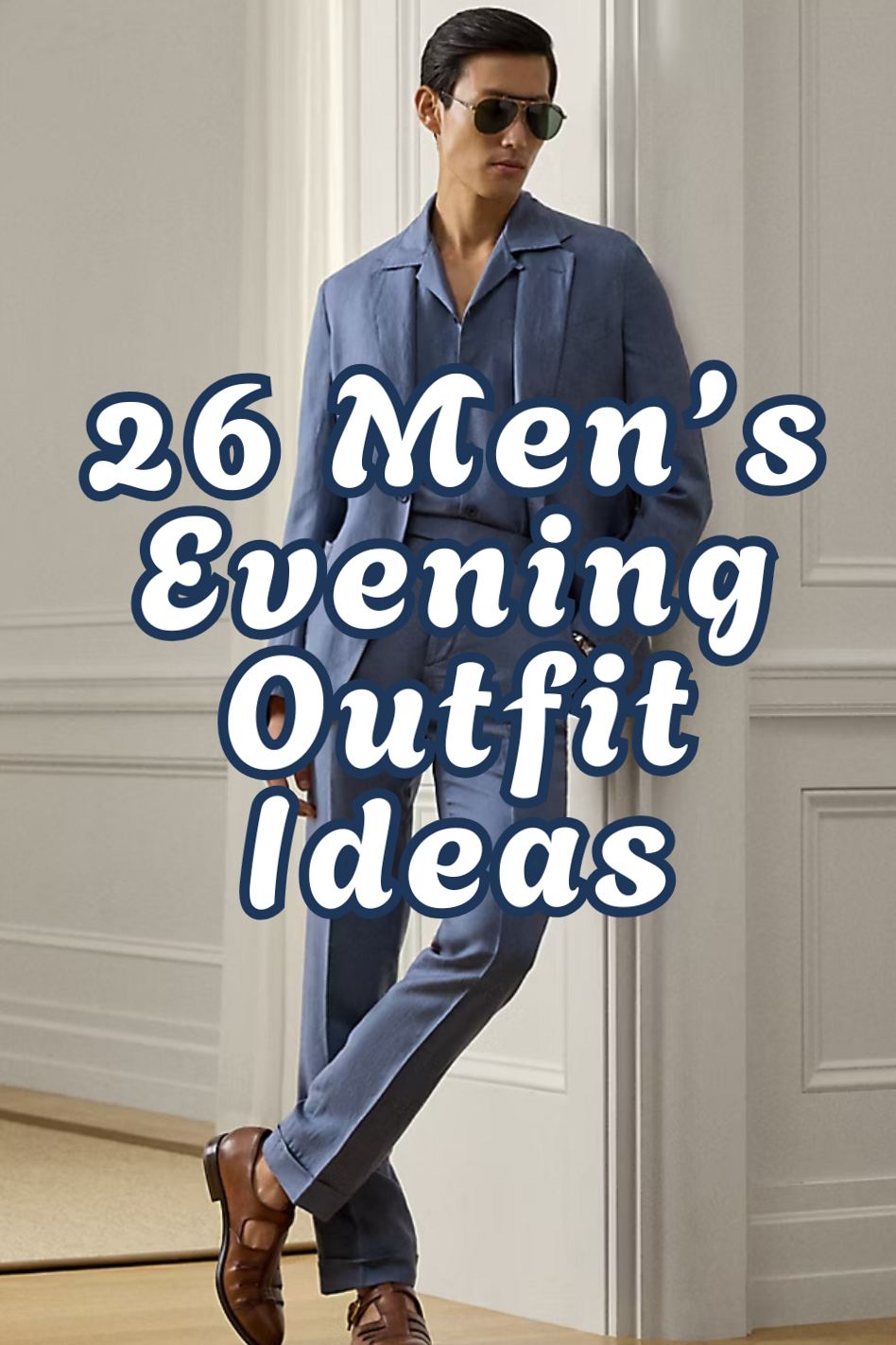 ✦ sapphire evening vibes ✦ Neon Nights: Timeless Men’s Styles for Bold Evenings  187