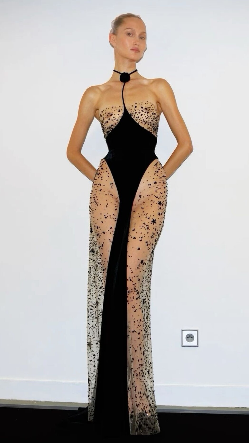 🌌 | Schiapparelli Neon Elegance: Vintage Glam Meets Fantasy Art | visual vocabul 264