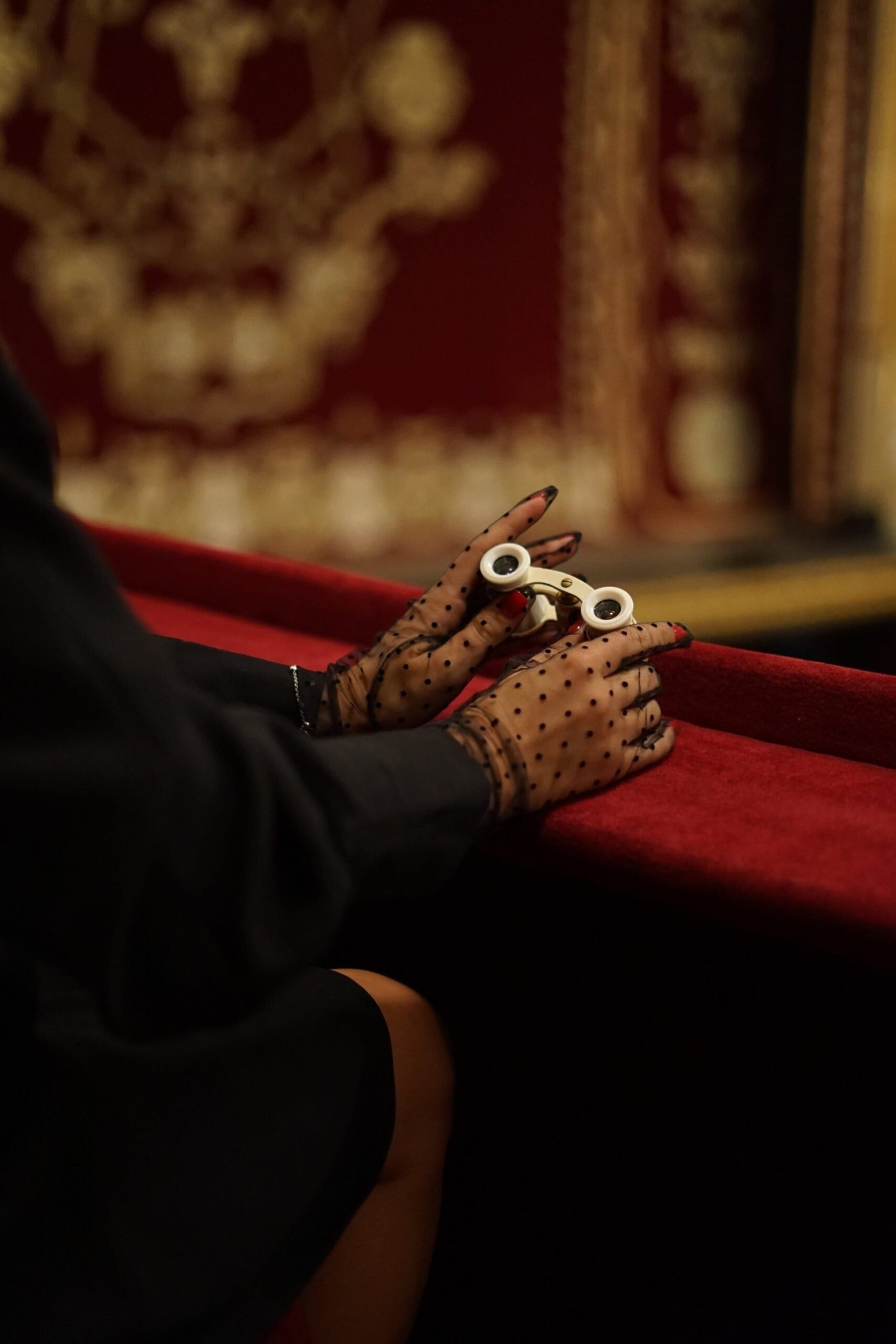 Sheer Black Polka Dot Gloves – Bridal Elegance & Party Glam • 🌻 🌷 766