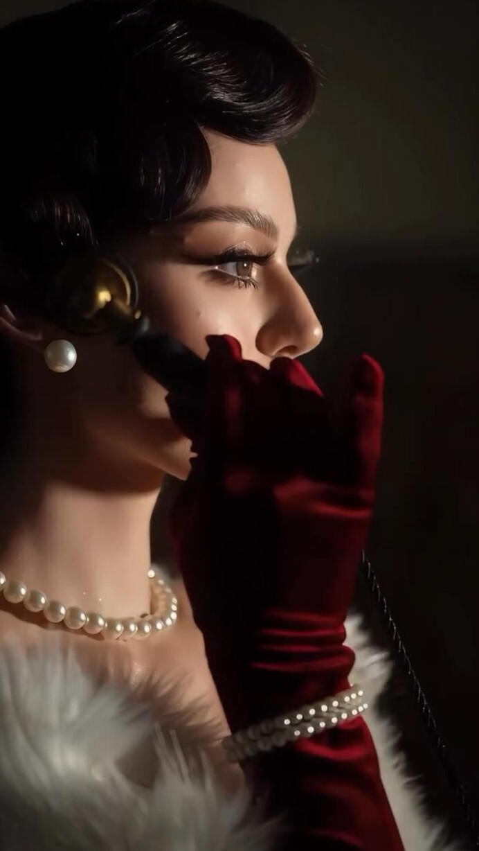 🛳️ 🏙️ ⟡ Shop the Look: Bold Red Vintage Femme Fatale Aesthetic 288