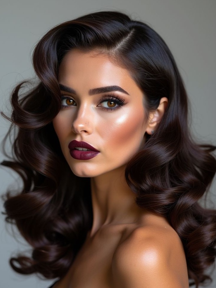 Side Part Styles Reimagined for Neon-Lit Nights & Vintage Glamour 🏨 ✈️ 812