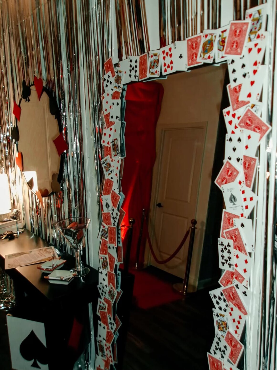 🌹 🕯️ Sparkling Shadows: Game Night Card Art | celebrate in style 557