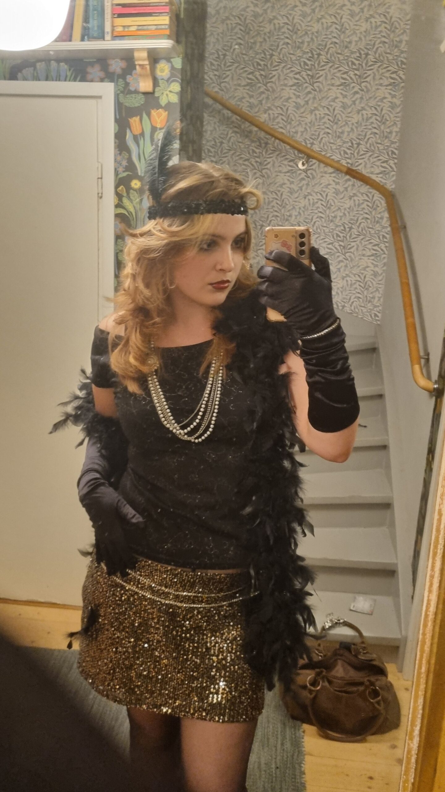 starlight aesthetic: 🧣 Neon Deco Glam: 1920s Luxe Party Ensemble 519