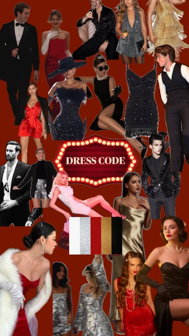 ✦ starlight aesthetic ✦ Neon Glamour: Vintage-Inspired Poker Soirée Elegance 📍 🧿 246