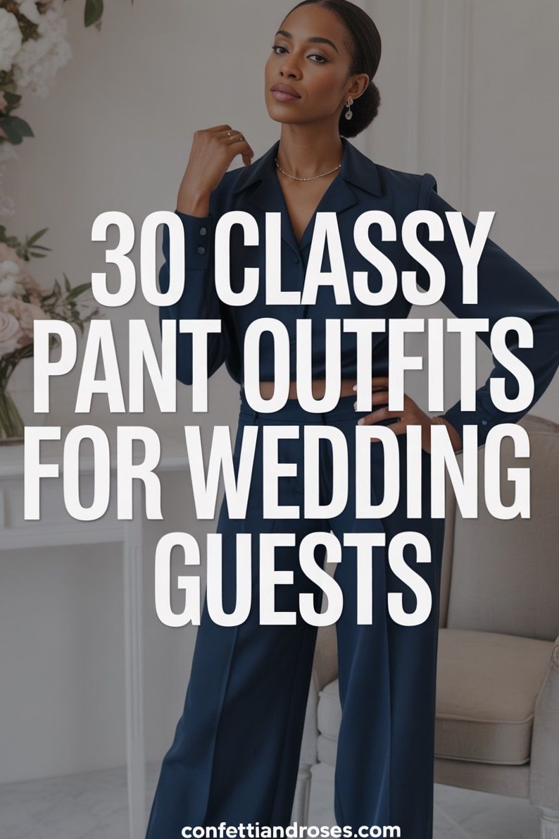 style sanctuary: 🥂 ✨ 30 Chic Pant Ensembles for Elegantly Attending Weddings 785
