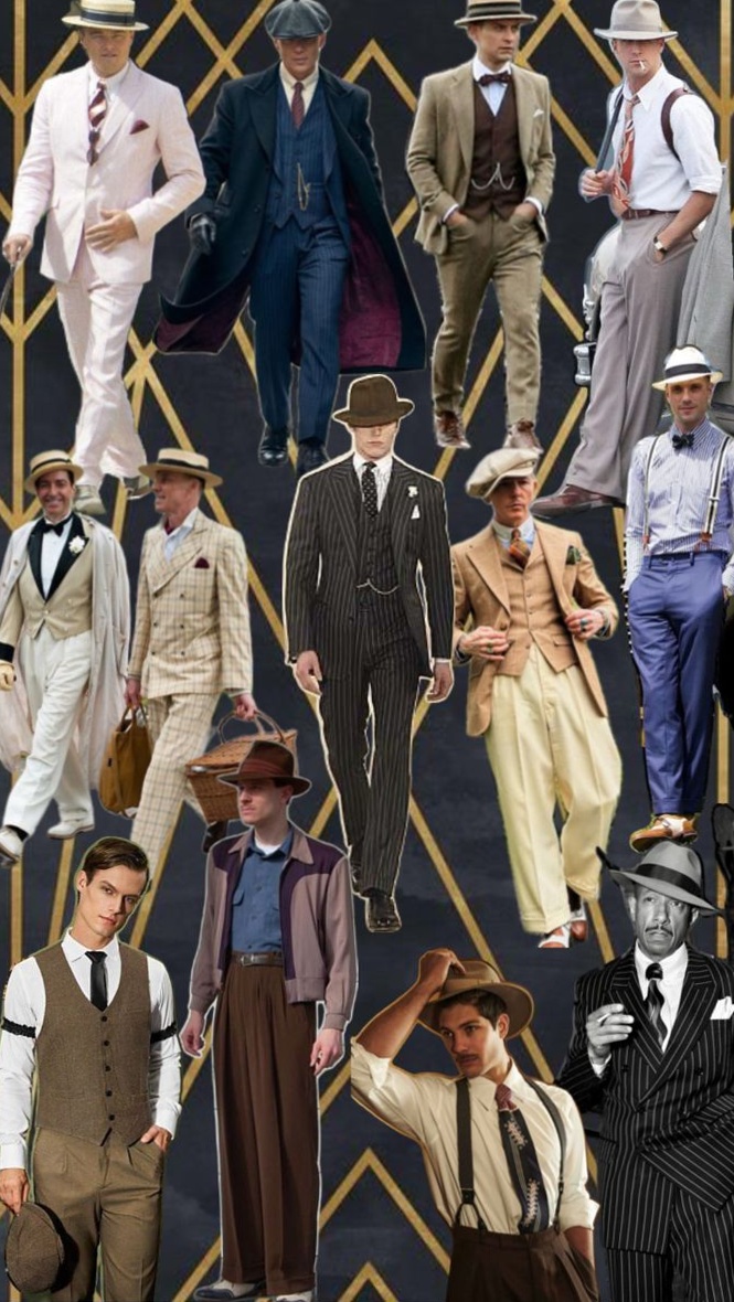 💫 💫 style sanctuary ✦ Gatsby-Inspired Neon Men’s Style for the Roaring 20s 618
