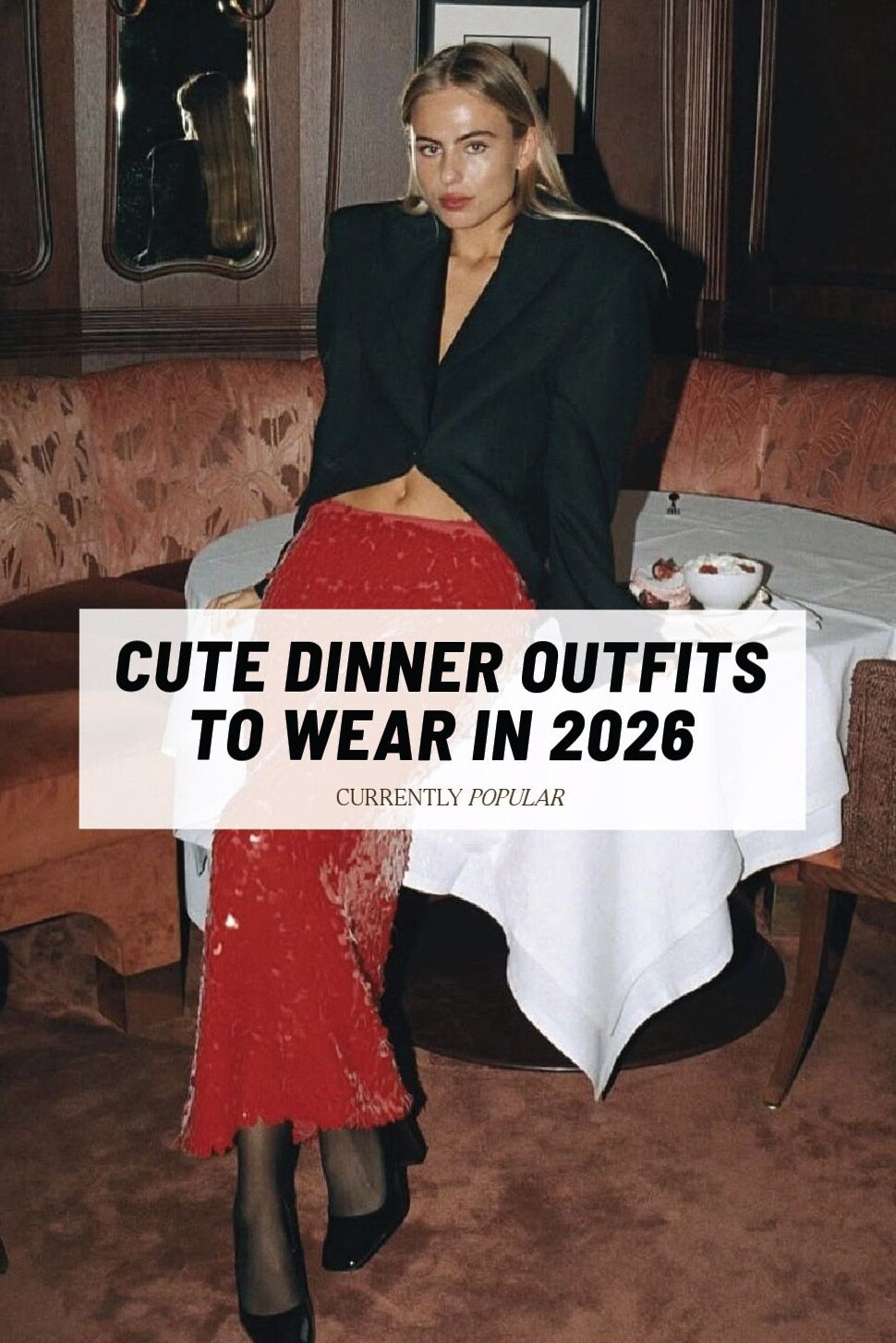 style sanctuary • Neon Nostalgia: 9 Timeless Dinner Looks for 2026 🏖️ 🌉 737
