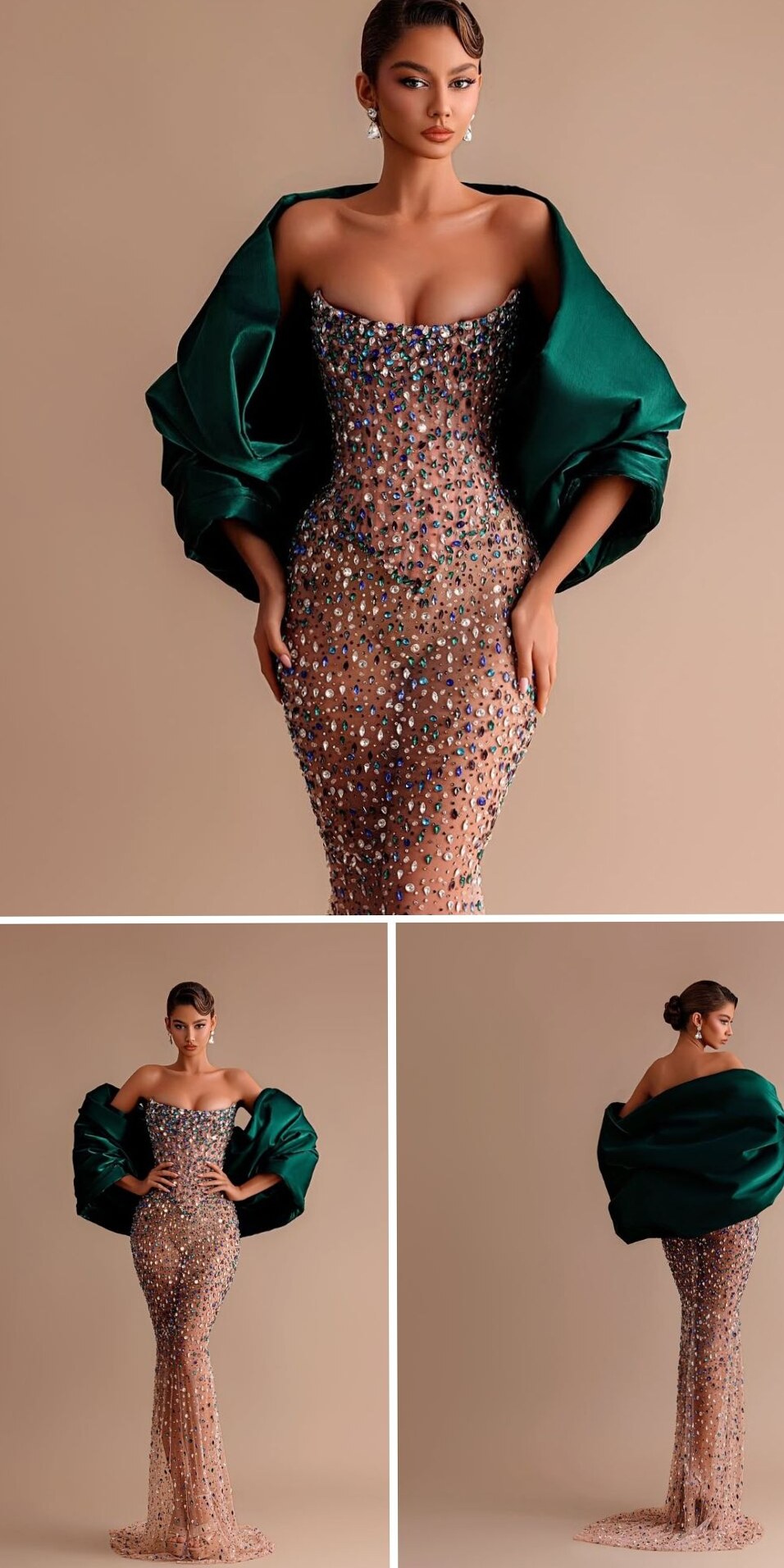 style sanctuary: 🔶 🖌️ Neon Whispers of Crystal Glamour 676