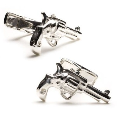 style study session: Neon-Edge Cufflinks: Vintage Revolver Glam for Bold Style S 334