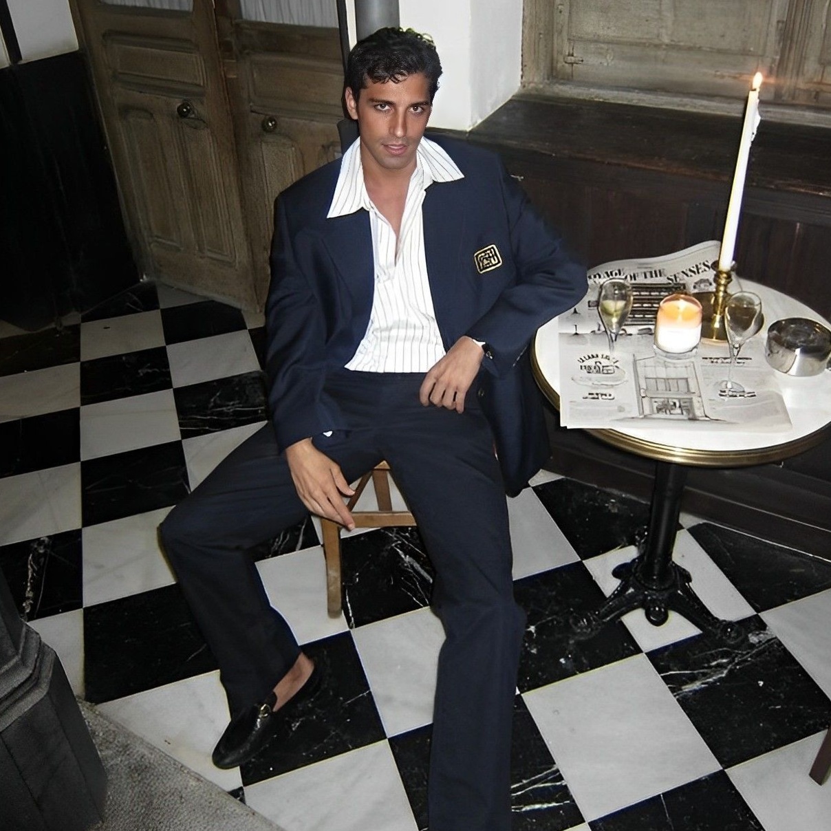 style study session: Neon Nostalgia: Bold Menswear Visions for Nightlife Eleganc 524