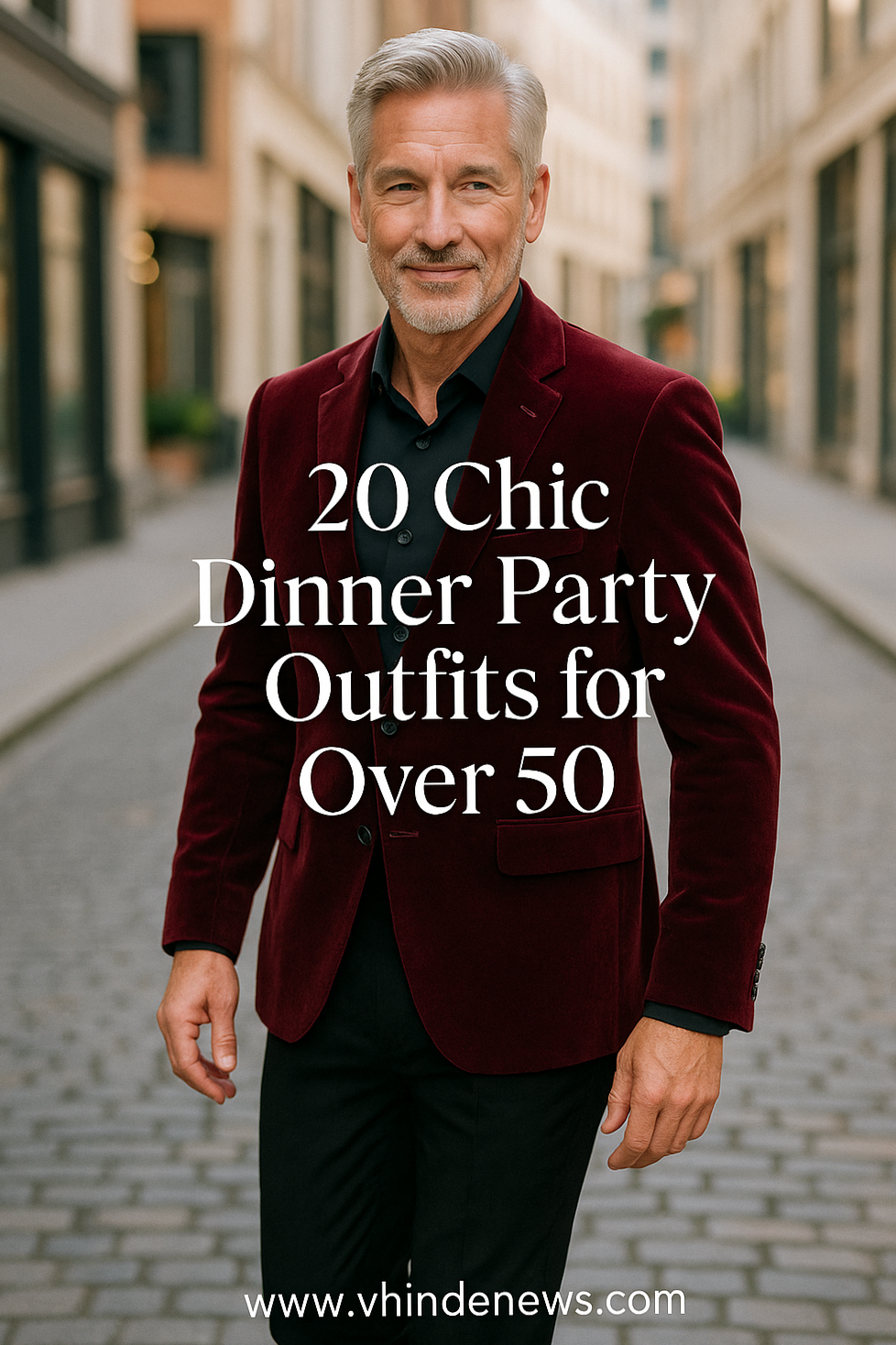 🧣 💄 ✦ Stylish Elegance: 20 Timeless Dinner Looks for Men Over 50 136