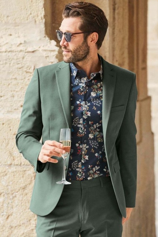 Summer Cocktail Outfits: Neon Glam & Vintage Vibes for Masculine Elegance • 🌍 🌍 168