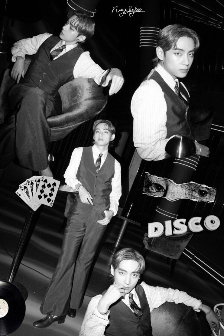 🚗 🌉 Taehyung Neon Glow ~ Vintage Luxe Party Art | design diary 897