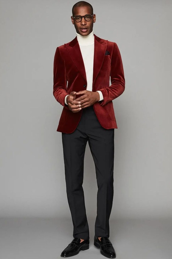 ✦ theme night essentials ✦ Men’s Yule Party Style: Neon Meets Vintage Luxe 🎯 🖼️ 459