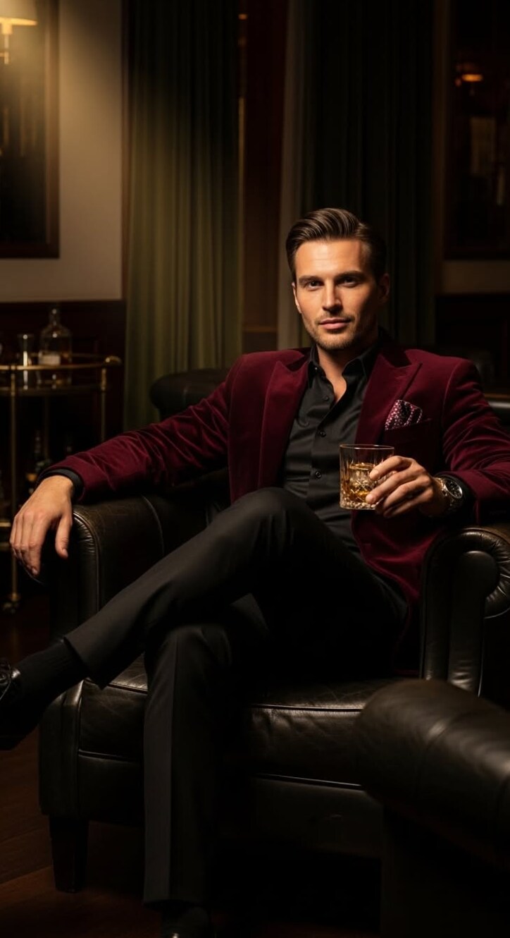 👠 💃 ⟡ Velvet Blazer Glam – Neon-Eye Party Style 951