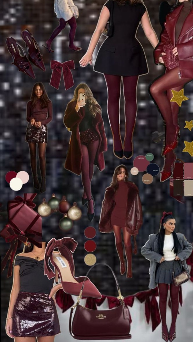 ✨ Velvet Neon Dreams: Midnight Tights & Glitch-Glam Party Visions | visual vibe  920