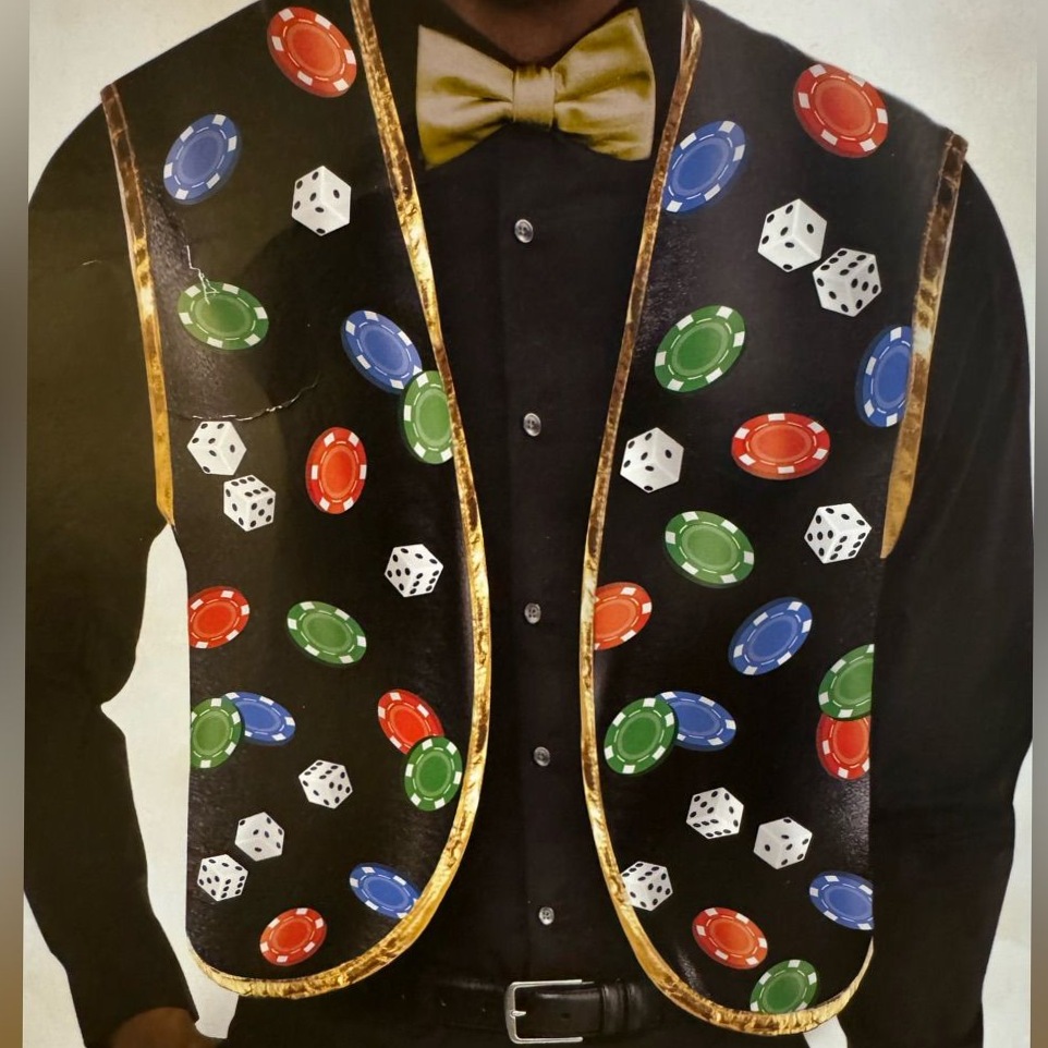 Vest Halloween Costume | Black/Red Neon Edge | 🌷 🌻 daily dose of beauty 374