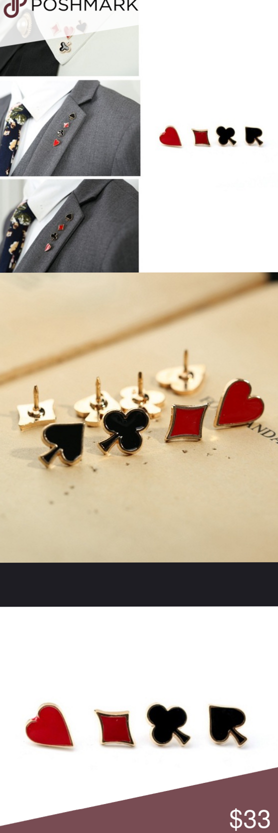 🔵 🔵 Vintage Neon Poker Charm – Mystique in Four Perfect Pins | creative asset go 900