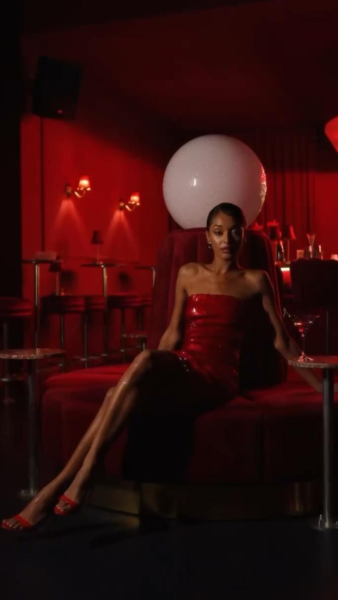 visual vibe curator ✧ Alex Rouge by Le Prive AW23: Neon-Gilded Elegance & Retro  579