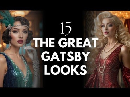 ✦ visual vibe curator ✦ Gatsby Glam: Neon Vintage Hair & Makeup Art 👒 👜 587