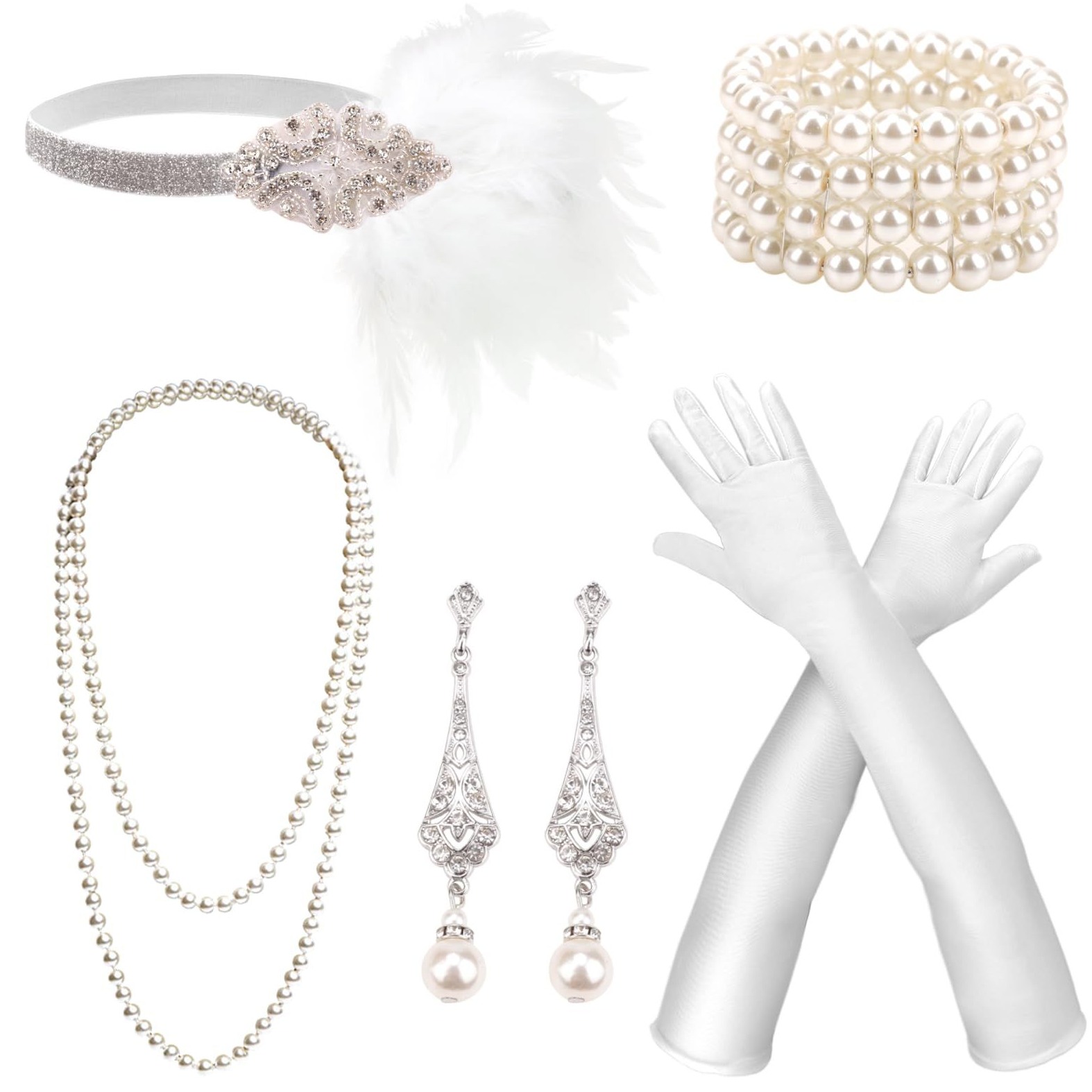 visual vibe curator: Gilded Feathers & Velvet Glamour: 1920s Art Deco Party Acce 180