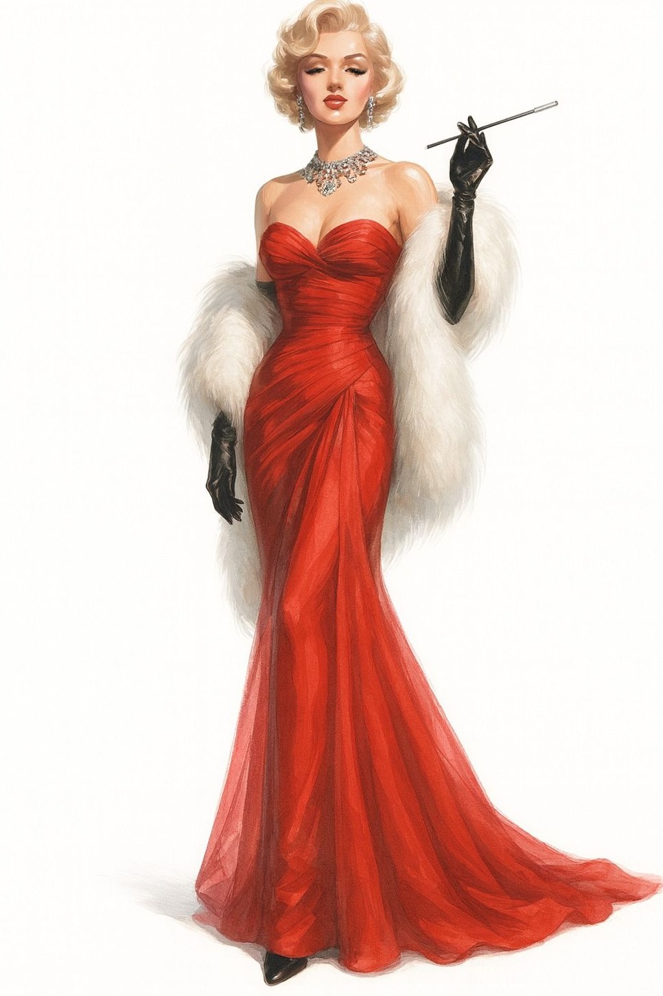 visual vibe curator: Neon Marilyn Monroe Glam – Vintage Party Visions 🔶 🎯 🔶 587