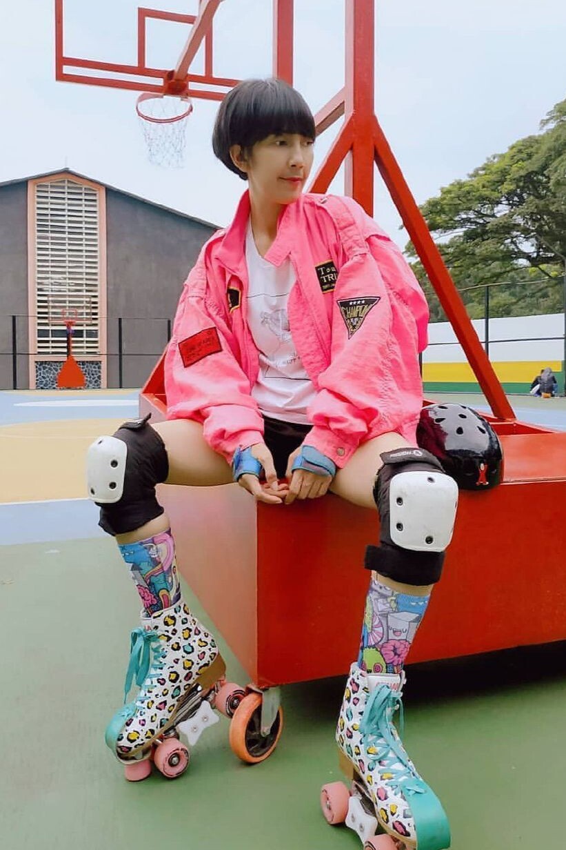 ✦ visual vocabulary ✦ Neon Glider in Velvet Shadows 🕰️ 🗝️ 737