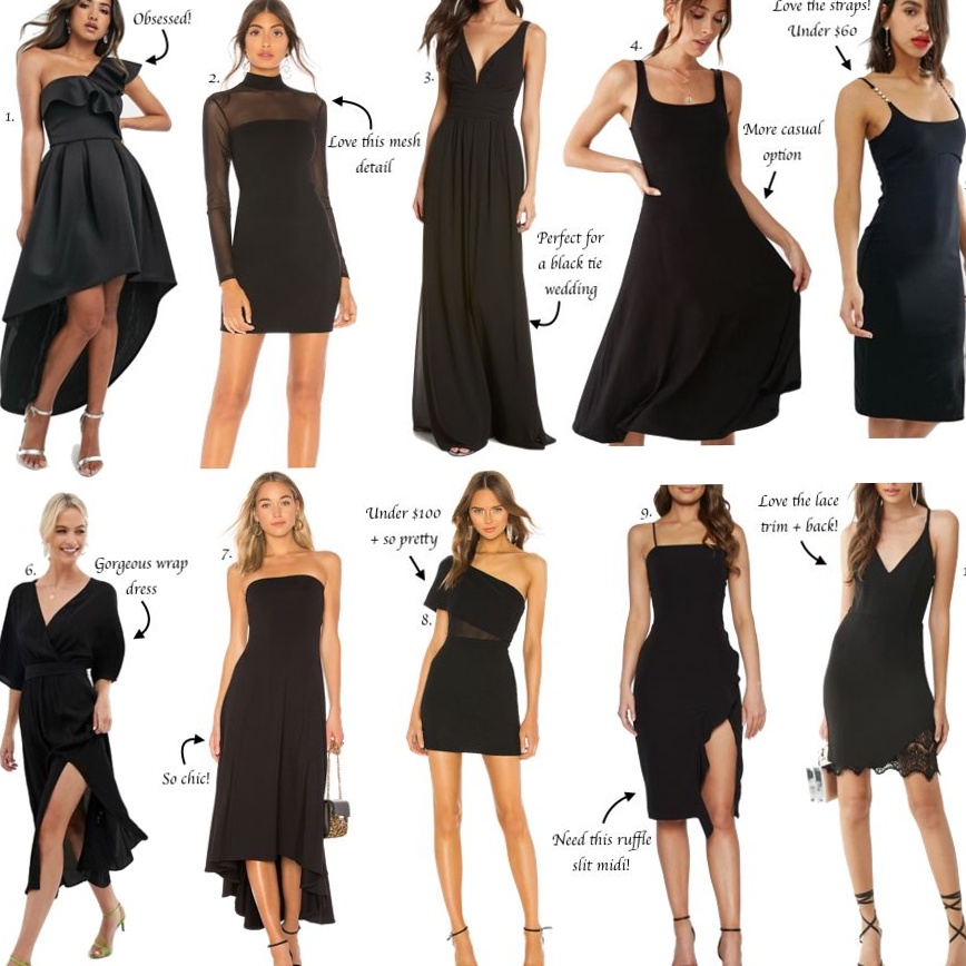 Wedding Guest Style: 30 Black Dresses in Luxury Aesthetic 2025 | 🎨 creative stud 524
