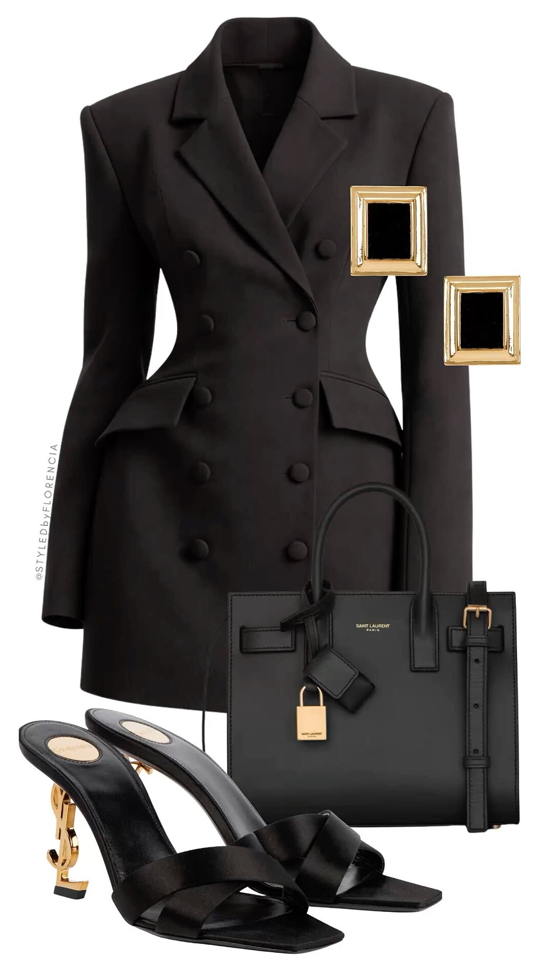 🍾 ⟡ YSL Opyum Heel Glow-Up by @styledbyflorencia in Neon Luxe & Retro Vibe 866