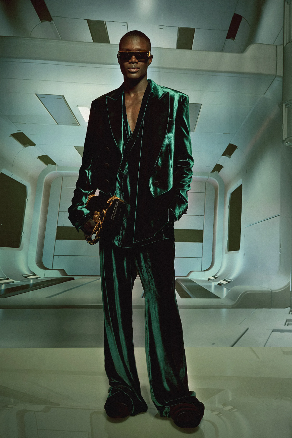 🌵 🍃 aesthetic mood booster ✦ Neon Nostalgia: Balmain Menswear’s Electric Vintage 447