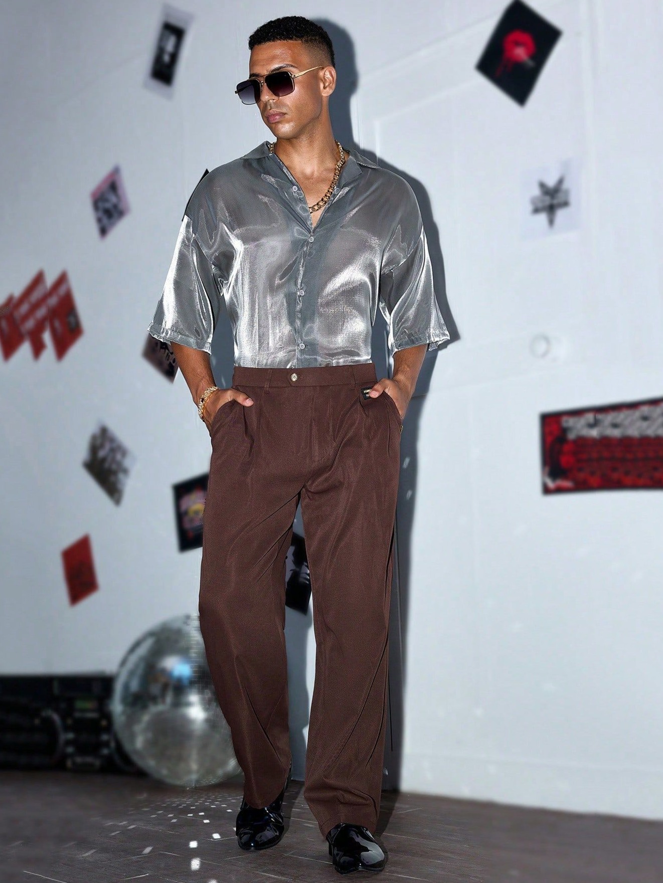 classic elegance never fades ✧ Gorgeous Woven Oversize Party Set with Neon Vinta 745