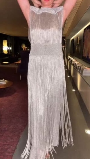 👠 curated aesthetic ✦ Neon Lapel Glam Vintage Party Dress 616